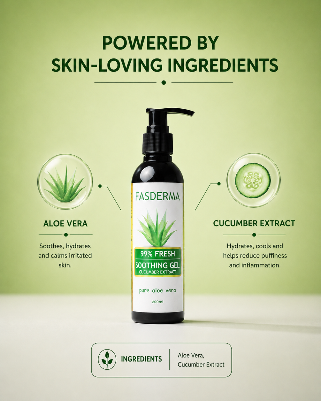 Soothing Gel - Pure Aloe Vera, 200ml-1