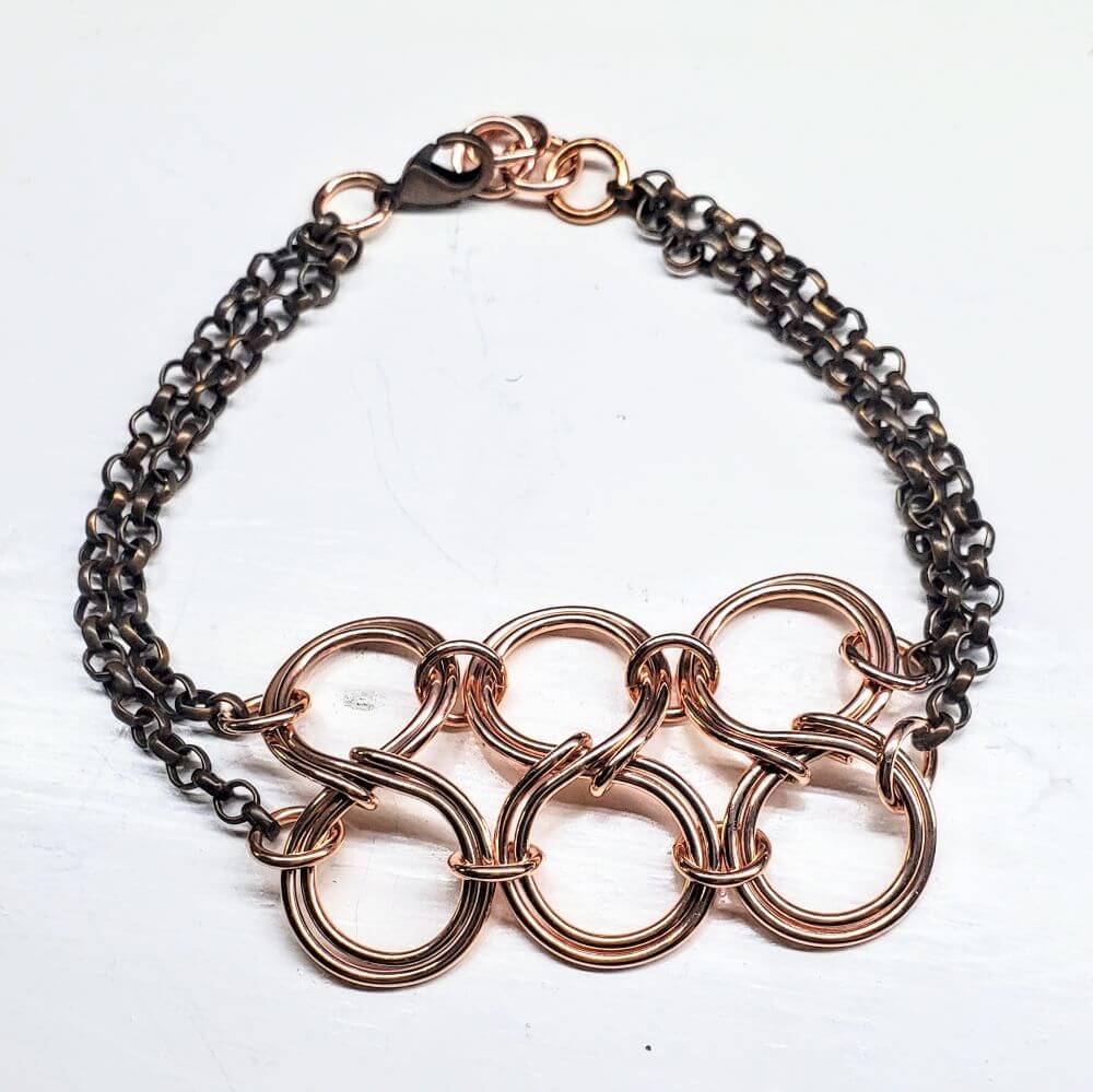 Copper Eternity Bracelet by Alexa Martha-5