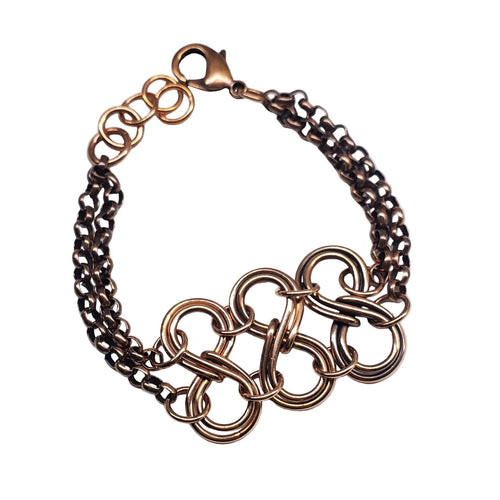 Copper Eternity Bracelet by Alexa Martha-0