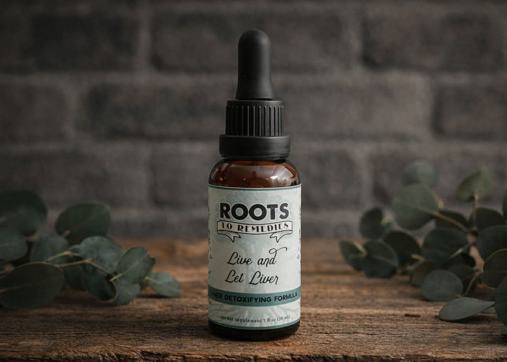 “LIVE AND LET LIVER” LIVER DETOXIFYING HERBAL TINCTURE-0