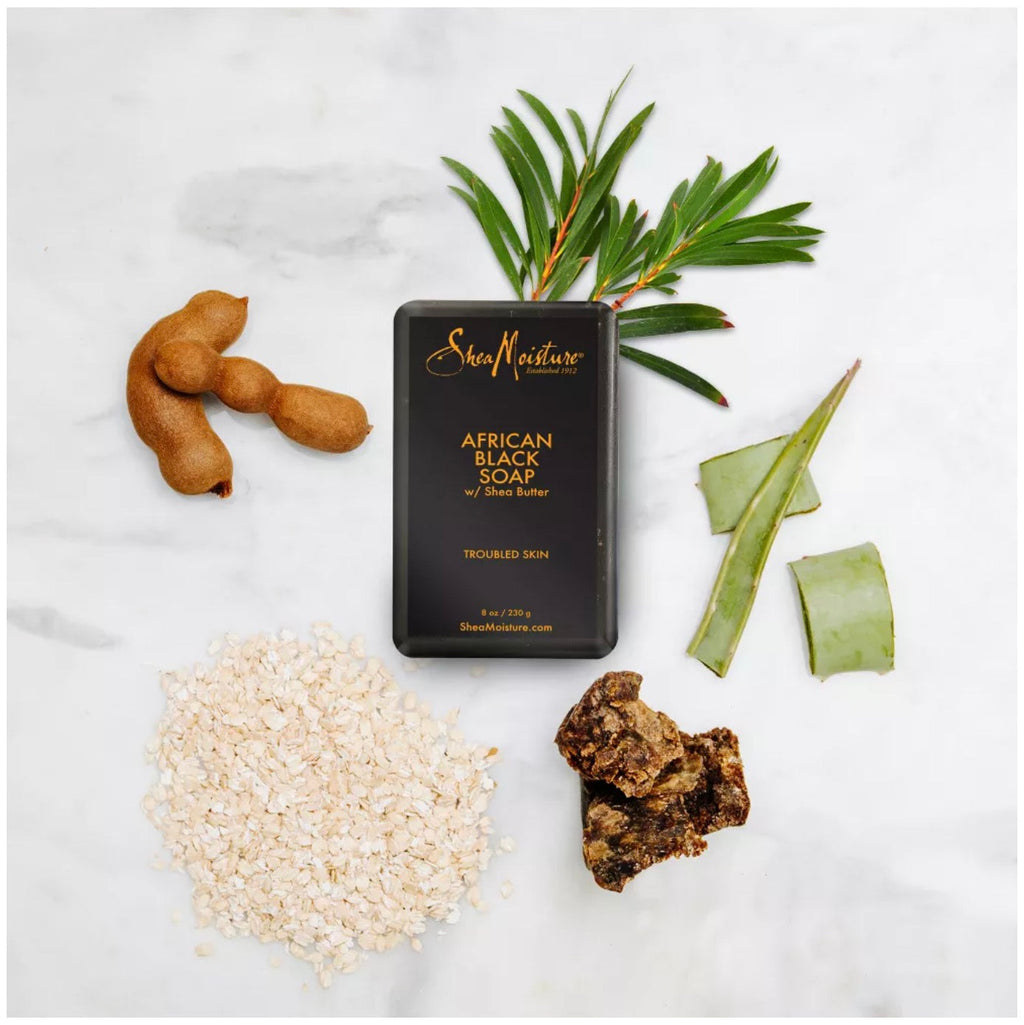 Shea Moisture African Black Soap With Shea Butter 230g-2