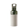 Clear Reusable Water Bottles With Infuser - Forest Green 20 oz-0