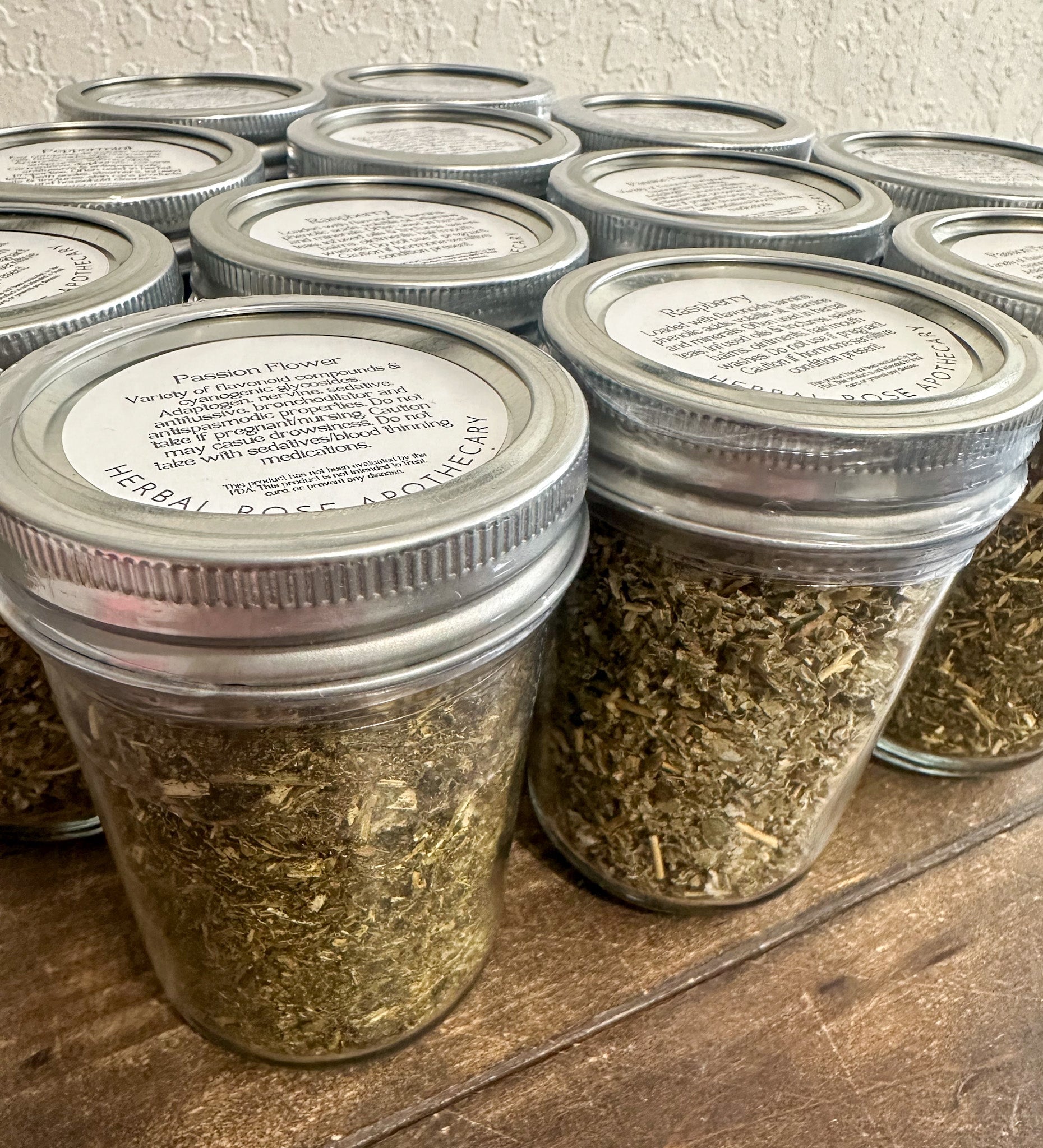 Dried Herbs Small Jars-1